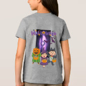 Halloween Kids Tri-Blend Shirt (Achterkant)