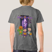Halloween Kids Tri-Blend Shirt (Achterkant)