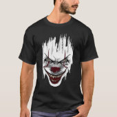 Halloween Killer Clown Mime Harlequin Scarts Clown T-shirt (Voorkant)
