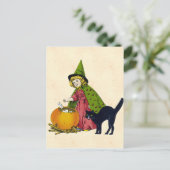  Halloween-kind Briefkaart (Staand voorkant)