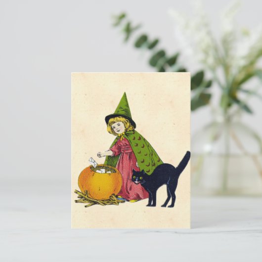  Halloween-kind Briefkaart (Staand voorkant)