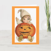 Halloween-kind Kaart (Voorkant)