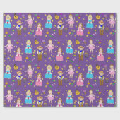 Halloween Kinder Cowboys, Princesses en Ballerinas Cadeaupapier (Vlak)