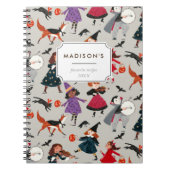 Halloween kinder en dierlijk kostuum parade notitieboek (Voorkant)