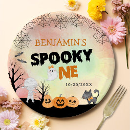 Halloween Kinder kostuum 1e verjaardagsfeest Papieren Bordje