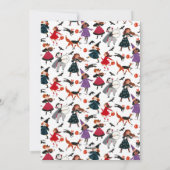 Halloween kinder kostuum feestuitnodiging feestdagenkaart (Achterkant)