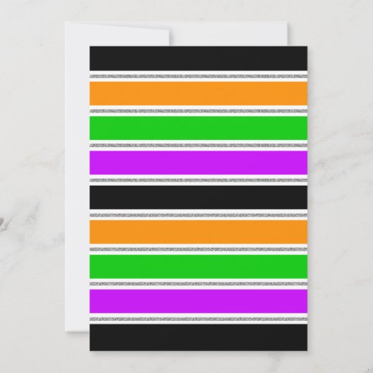 Halloween Kinder kostuum feestuitnodiging Kaart (Achterkant)