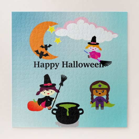 Halloween kinder legpuzzel (Verticaal)