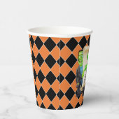 Halloween Kinder naam Frankenstein Verjaardag Cust Papieren Bekers (Rechts)