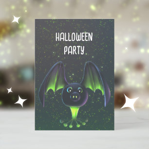 Halloween Kinder partij leuke uitnodiging