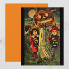 Halloween Kinder riem of behandeling en pompoen