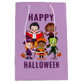 Halloween Kinder Schattigee kostuumfeest Medium Cadeauzakje (Voorkant)