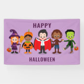 Halloween Kinder Schattigee kostuumfeest Spandoek (Horizontaal)