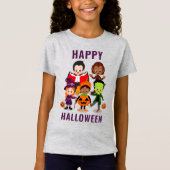 Halloween Kinder Schattigee kostuumfeest T-shirt (Voorkant)