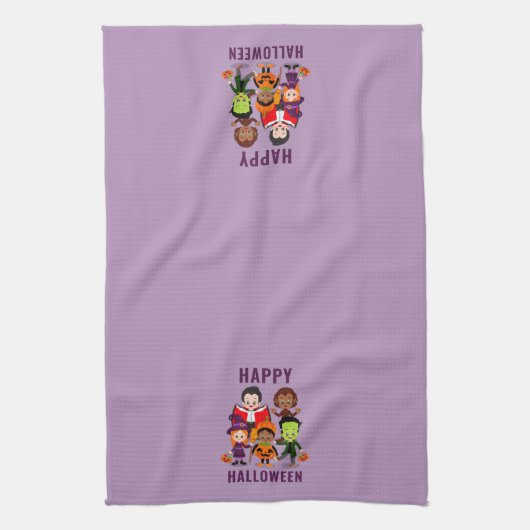 Halloween Kinder Schattigee kostuumfeest Theedoek (Verticaal)