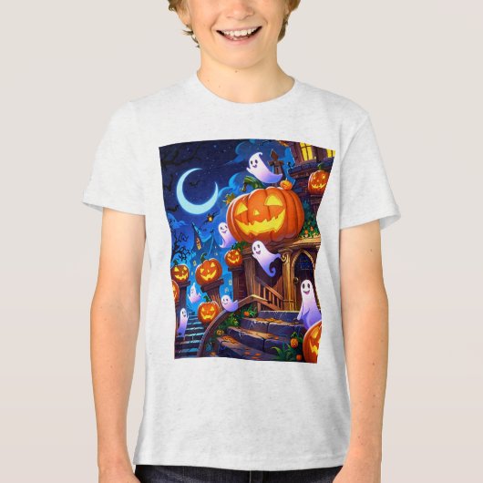 Halloween kinder T-shirt (Voorkant)