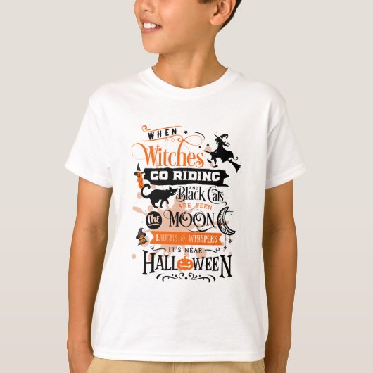 Halloween kinder t-shirt (Voorkant)