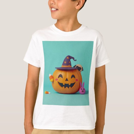 Halloween kinder T-shirt (Voorkant)