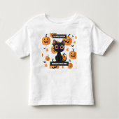 Halloween Kinder T-shirt – gepersonaliseerde Schat (Voorkant)