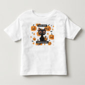 Halloween Kinder T-shirt – Persoonlijk Cute Kat De (Voorkant)