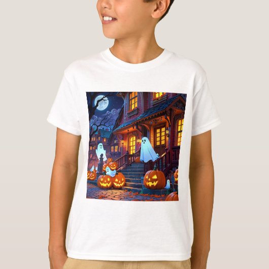 Halloween kinder t-shirts (Voorkant)