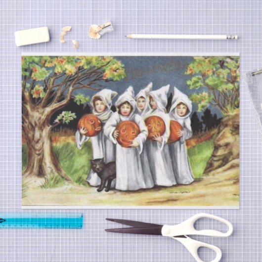 Halloween kinder Tissuepapier (Craft)