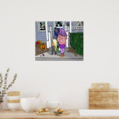Halloween Kinder Trick of Treating Poster (Keuken)