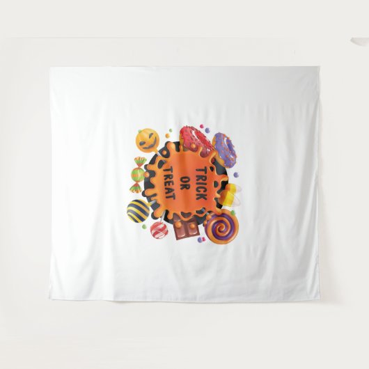 halloween kinder wandkleed (Voorkant (horizontaal))