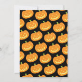 Halloween Kinder Zombies Pumpkin Ghost Spooky Part Kaart (Achterkant)