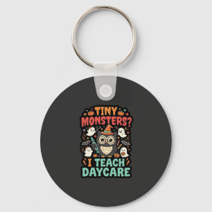 Halloween kinderdagverblijf leraar kleine monsters sleutelhanger
