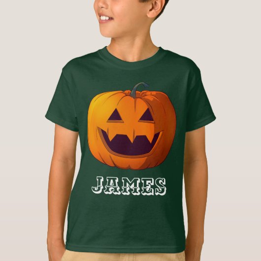 Halloween Kinderen basic T-shirt (Voorkant)