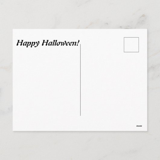  halloween kinderen die vliegende vleermuizen acht feestdagenkaart (Achterkant)