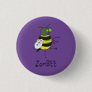 Halloween Kinderen Zombie Bij Halloween Knop Ronde Button 3,2 Cm