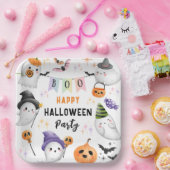 Halloween Kinderfeestje Papieren Bordje (Feest)