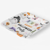 Halloween Kinderfeestje Papieren Bordje (Gebogen)