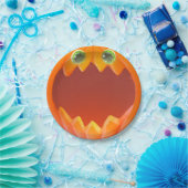 Halloween Kinderfeestje Pompoen Papieren Bord (Feest)