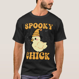 Halloween Kip Kostuum Kippenboer Enge Haan T-shirt