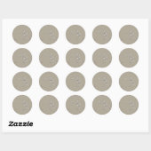 Halloween Kip Skelet Ronde Sticker (Vel)