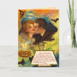  Halloween Kiss Kaart