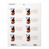 Halloween Kitchen Labels (Full Sheet)