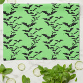 Halloween Kitchen Towel-Bats Kitchen Towel Theedoek (Gevouwen)