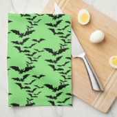 Halloween Kitchen Towel-Bats Kitchen Towel Theedoek (Quarter Fold)