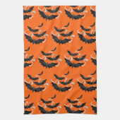 Halloween Kitchen Towel-Bats Theedoek (Verticaal)