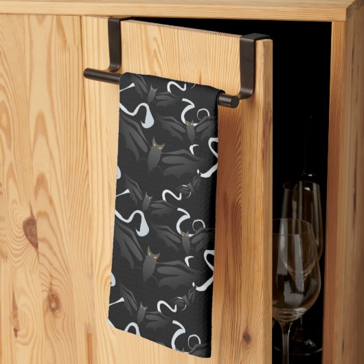 Halloween Kitchen Towel-Bats Theedoek (Derde Gevouwen)