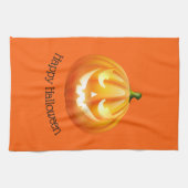 Halloween Kitchen Towel-Pumpkin Theedoek (Horizontaal)