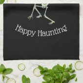 Halloween Kitchen Towel-Skeleton Theedoek (Gevouwen)