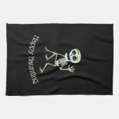 Halloween Kitchen Towel-Skeleton Theedoek (Horizontaal)