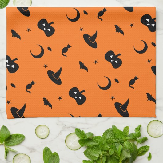Halloween Kitchen Towel Theedoek (Gevouwen)