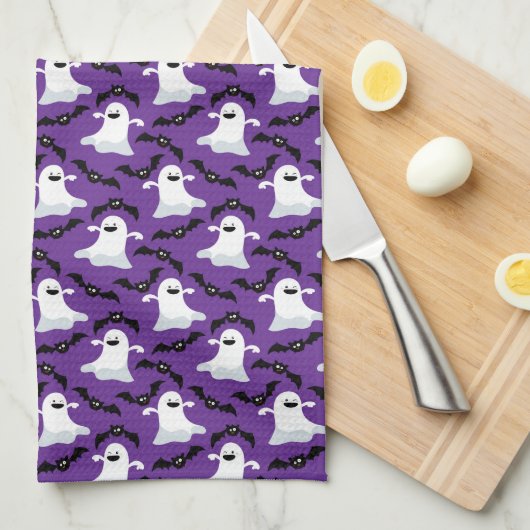 Halloween Kitchen Towel Theedoek (Quarter Fold)
