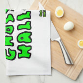 Halloween Kitchen Towel Theedoek (Quarter Fold)